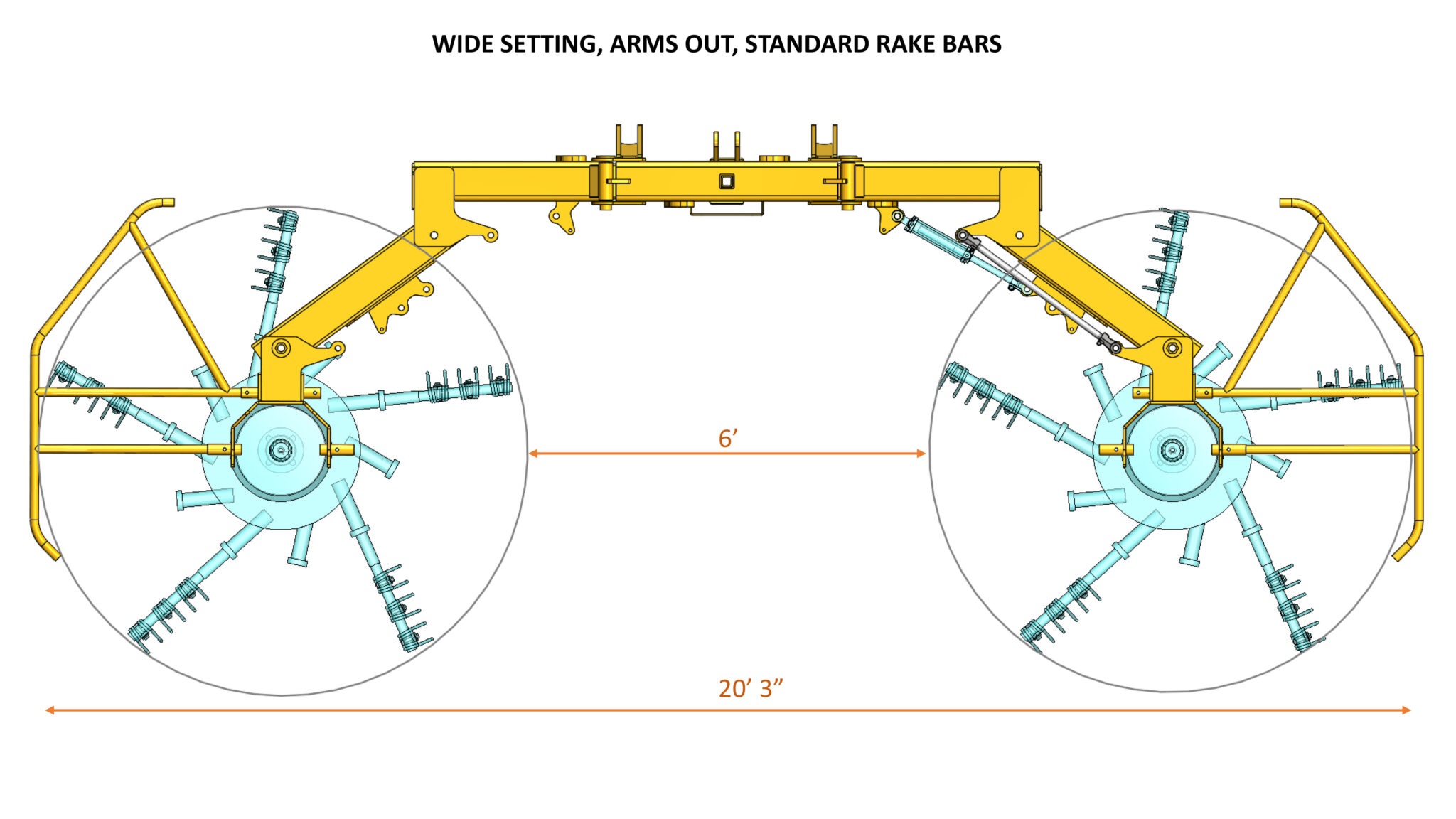 Brush Hog Hydraulic Rake Orchard Machinery Corporation